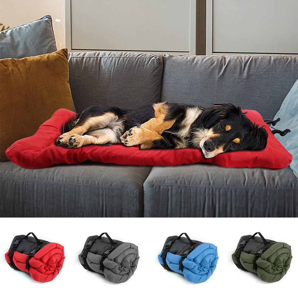 Hundebett 2025: PETRAVEL Outdoor Dog Bed Portable Camping Travel - Foldable Dog Mat Waterproof Non-Slip Machine Washable Pet Accessories Collection