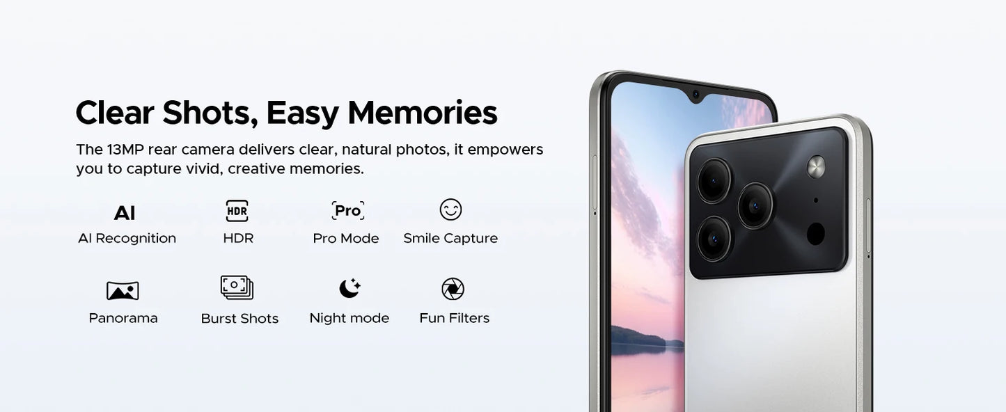 DOOGEE Note56 Pro Smartphone - 6150 mAh, Schnellladung, 6,56 Zoll