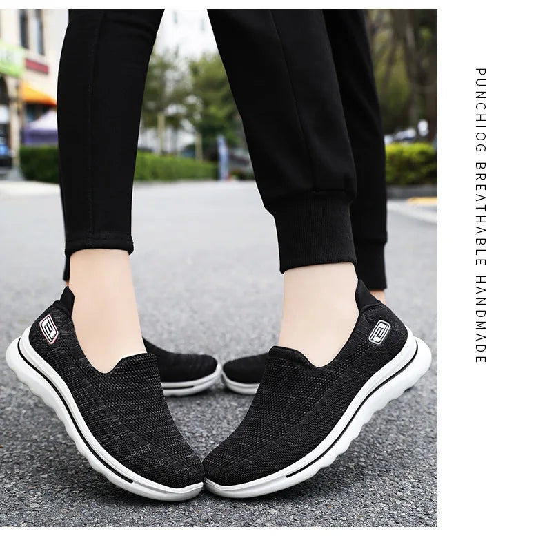 Atmungsaktive Frauen Sneakers 2025 - Leichtgewicht Weiblich Tennis Schuhe - Rutschfest Männer Sneakers Outdoor Weich Vulkanisiert Schuhe Casual Sommer