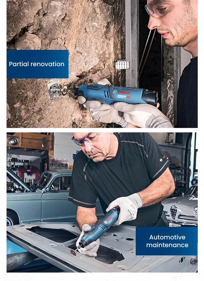 Multitool 2025: Bosch GRO 12V-35 Wireless Rotary Tool - 12V 2.0Ah 3.0Ah Li-Battery Mini Electric Grinder Polishing Cutting Machine Electric Drill Collection