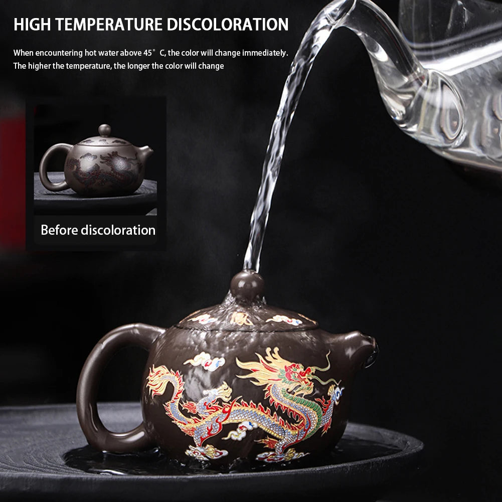 Handmade Farbwechsel Teekanne - 250ml Kungfu Glas Klein