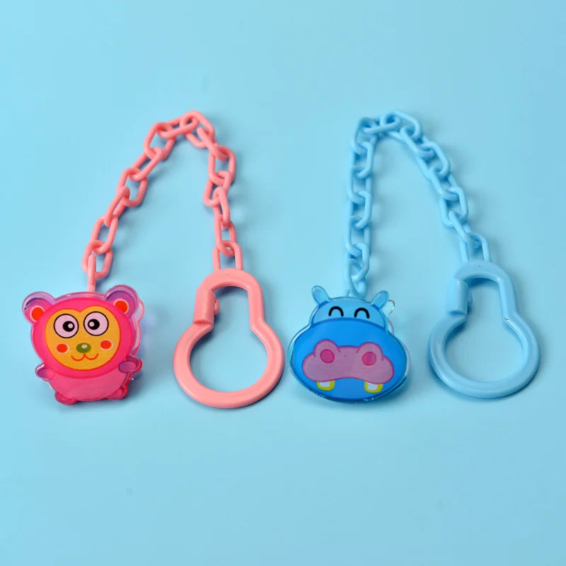 Etyakids Schnullerclip Cartoon Tiere - Clip 0-36 Monate 22cm