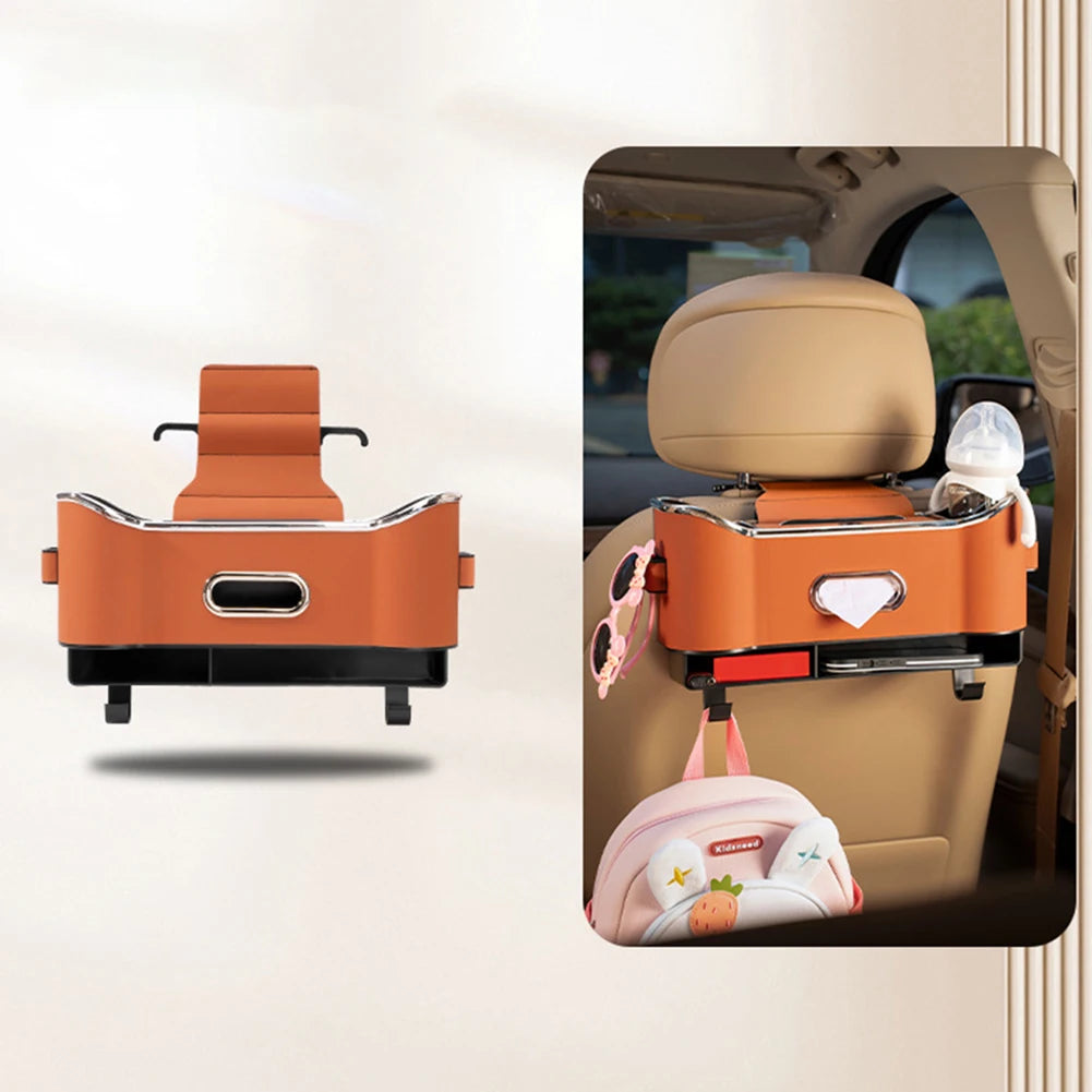 Car Seat Organiser Storage Box Multi-Pocket Car Back Seats Storage Bag Interior Accessories For Sundries Snack Drink Cup Holder