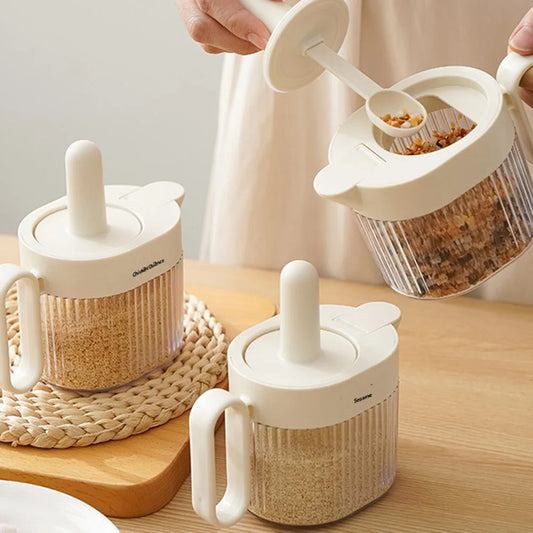 Aihogard SpiceJar Teleskoplöffel - 200ml Plastik Kompakt
