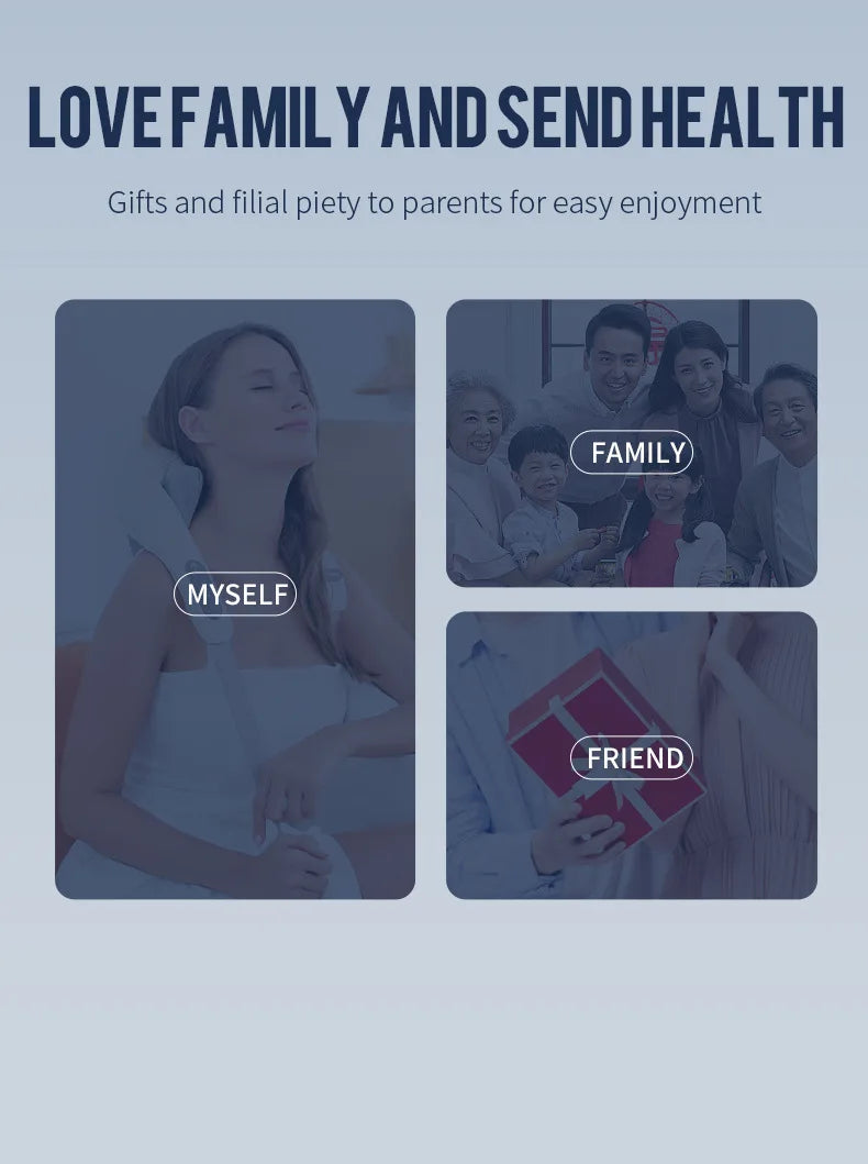 Foreverlily 26W Nacken- Und Schultermassagegerät - 2000mAh 26W 1,12kg