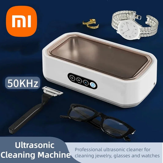 Xiaomi Ultrasonic Cleaning Machine 50,000Hz Glasses Cleaning Machine 650ML Large Capacity Jewelry Braces Professional Cleaner