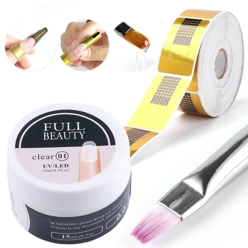 Nagel Extension Gel UV LED 2025 - Gelee Beauty Erweitert Modell Gel - Nagel Kunst Lack Reparatur Gebrochene Nägel Gel Erweitern Nagel Spitzen