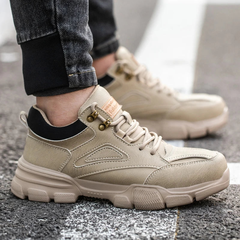 TANRDON W0484 Stahlkappe Sicherheitsstiefel - Größe 46 Leder