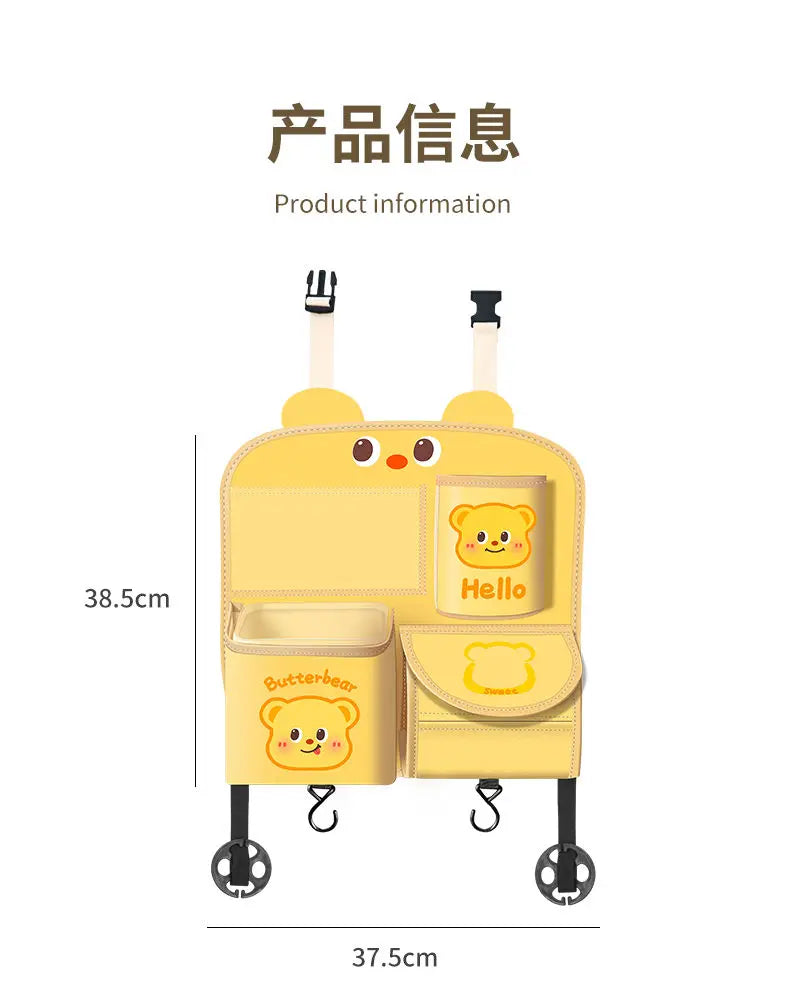 Car Seat Back Storage Bag Hanging Bag Multifunctional Storage Box Car Seat Back Storage Bag Car Interior Decoration Supplies