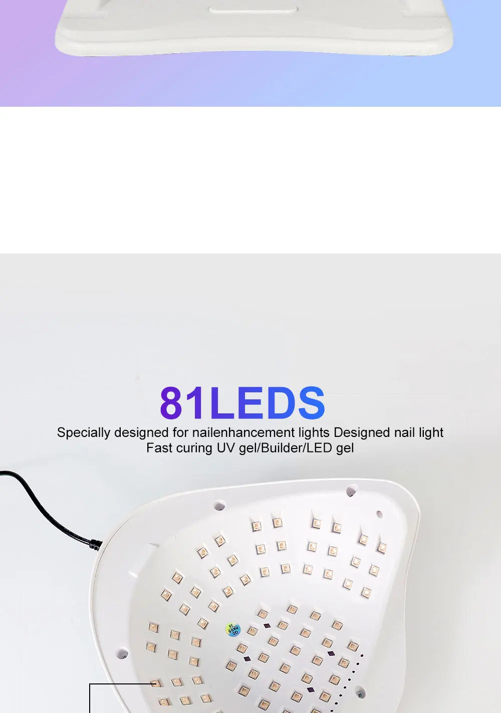 X26MAX 81LED Nail Dryer LED UV Lamp for Nails Gel Polish Dryer Light Professional Nail Art Accessories Curing Gel Toe Nails