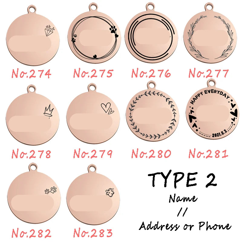 PAWFECT Anpassen Hund Katze ID Tag 2025: Graviert Personalisiert Haustier Halsband Anhänger - Name Knochen Schlüsselring Halskette Welpen Edelstahl Dropshipping