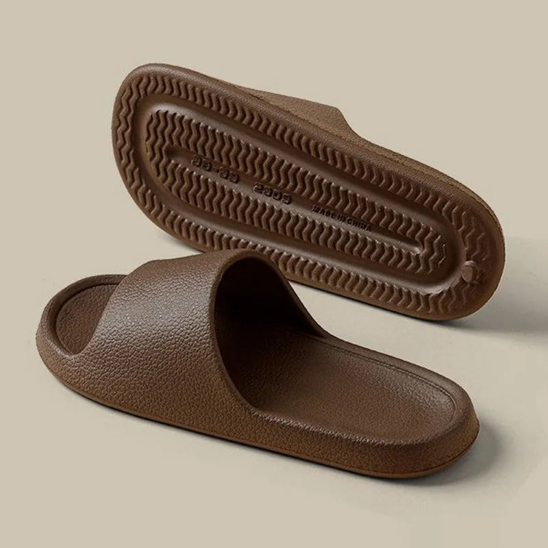 Frauen Dick Plattform Cloud Hausschuhe Sommer Strand Eva Weich Sohle Slide Sandalen Freizeit Männer Damen Innen Badezimmer Anti-Rutsch Schuhe
