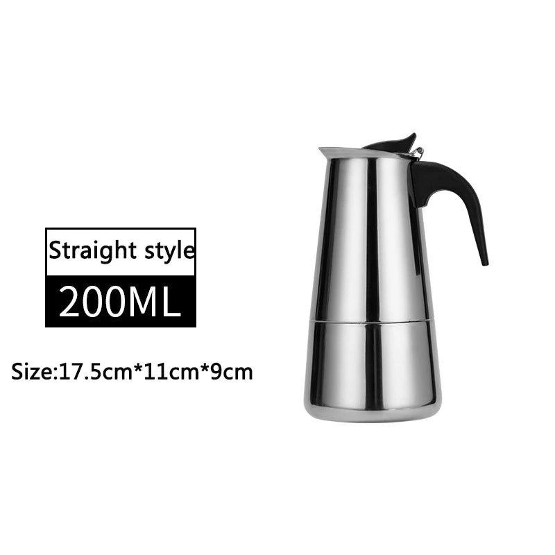 Choice Mokka Elektrisch Gerät - 6 Tassen Edelstahl 600 W