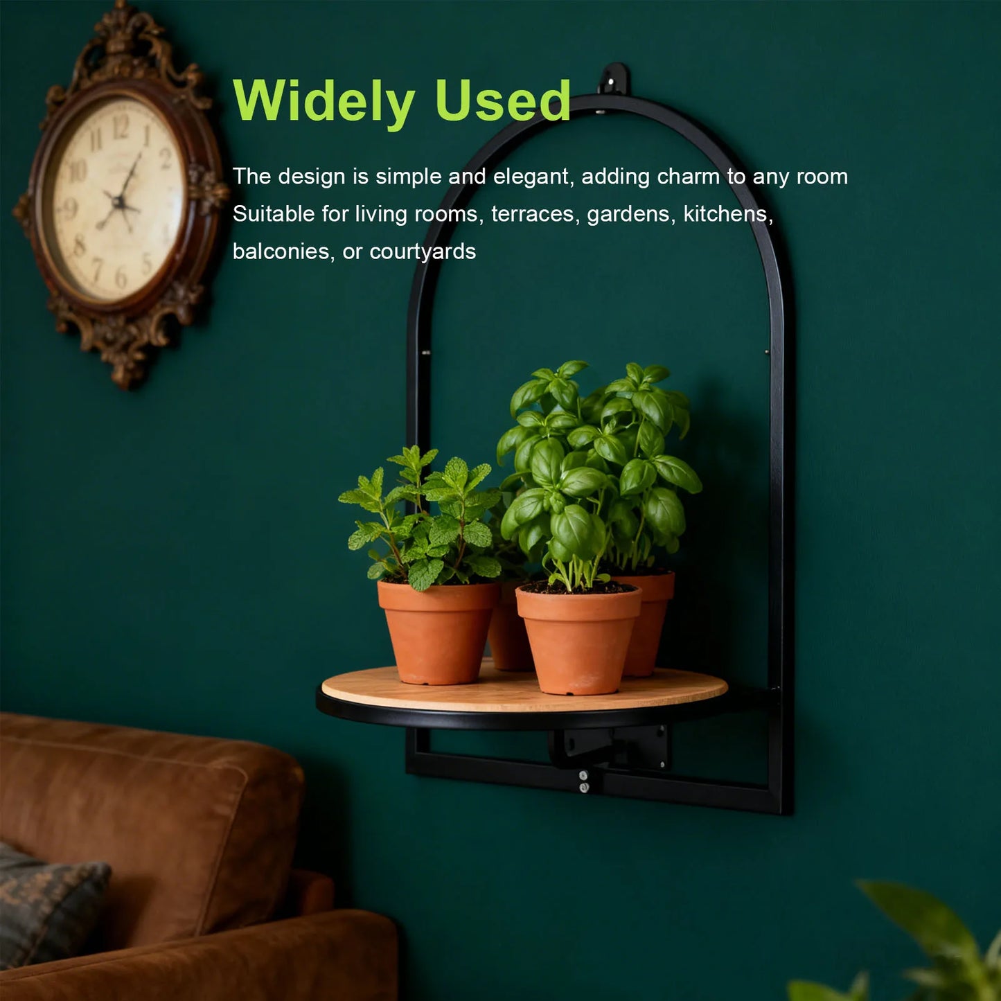 GrünDesign Wandpflanzenhalter Eisen Wandmontage InnenAußenbereich