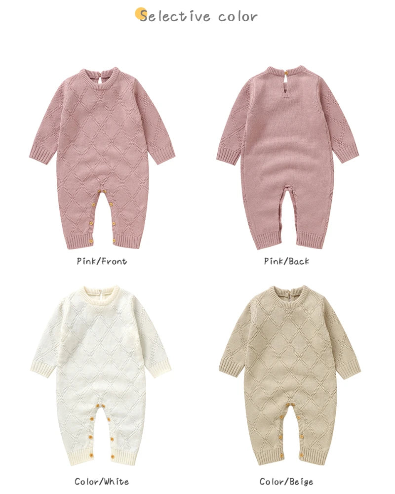 DGUKYMCN Y-48233 Strickstrampler Unisex - Acryl Größe 1-18Mon