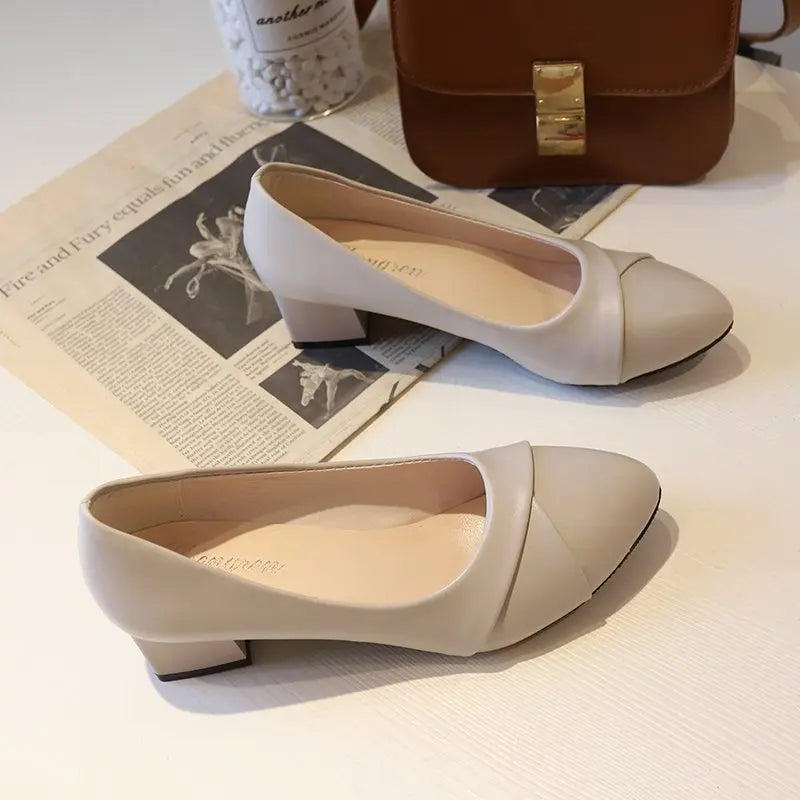 DIANRUO Pumps Mid Heel - Absatzhöhe 3-5 cm Größe 35-41