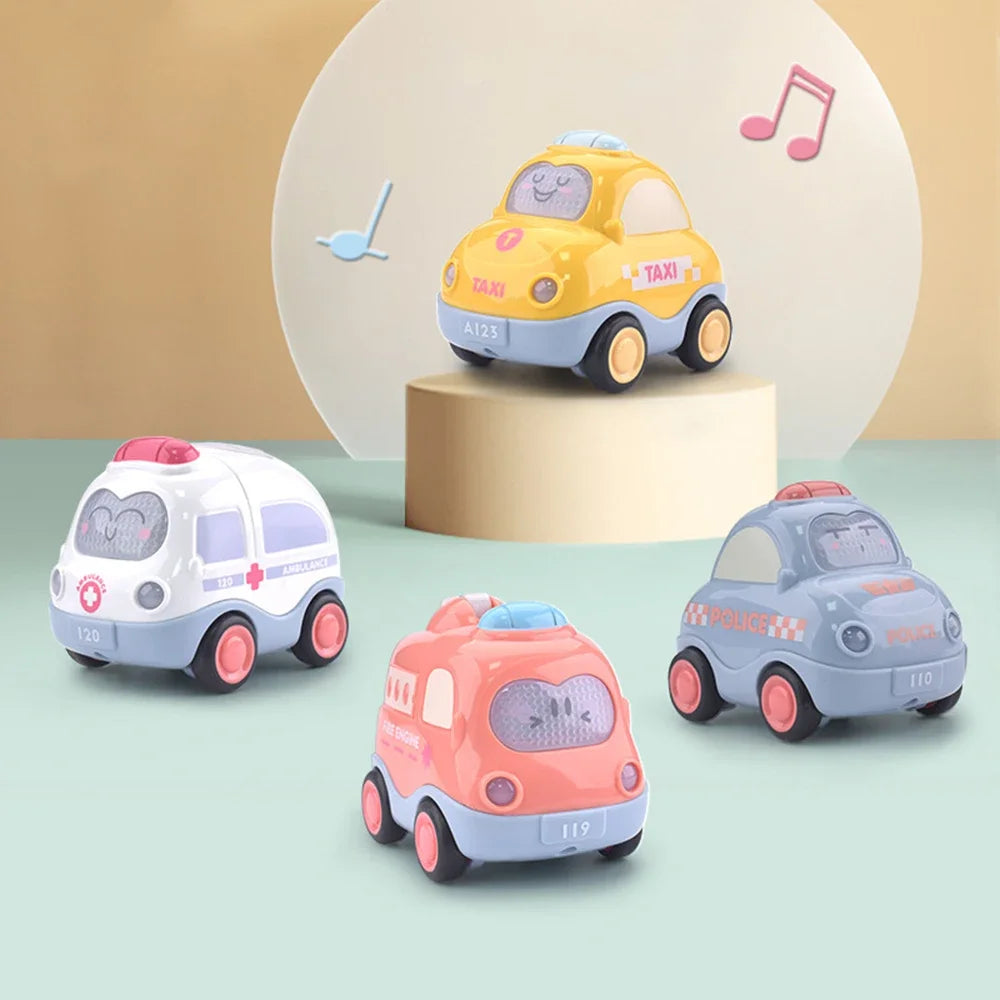 Baby Spielzeug Autos Für Jungen Kinder Elektrische Feuerwehr Taxi Fahrzeug Spielzeug Plastik Rückzieh Autos Kinder 2 Bis 4 Jahre Pädagogisch Spiel