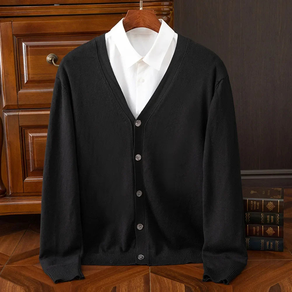 CN Cardigan V-Ausschnitt - Größe M, Polyester, Slim-Fit