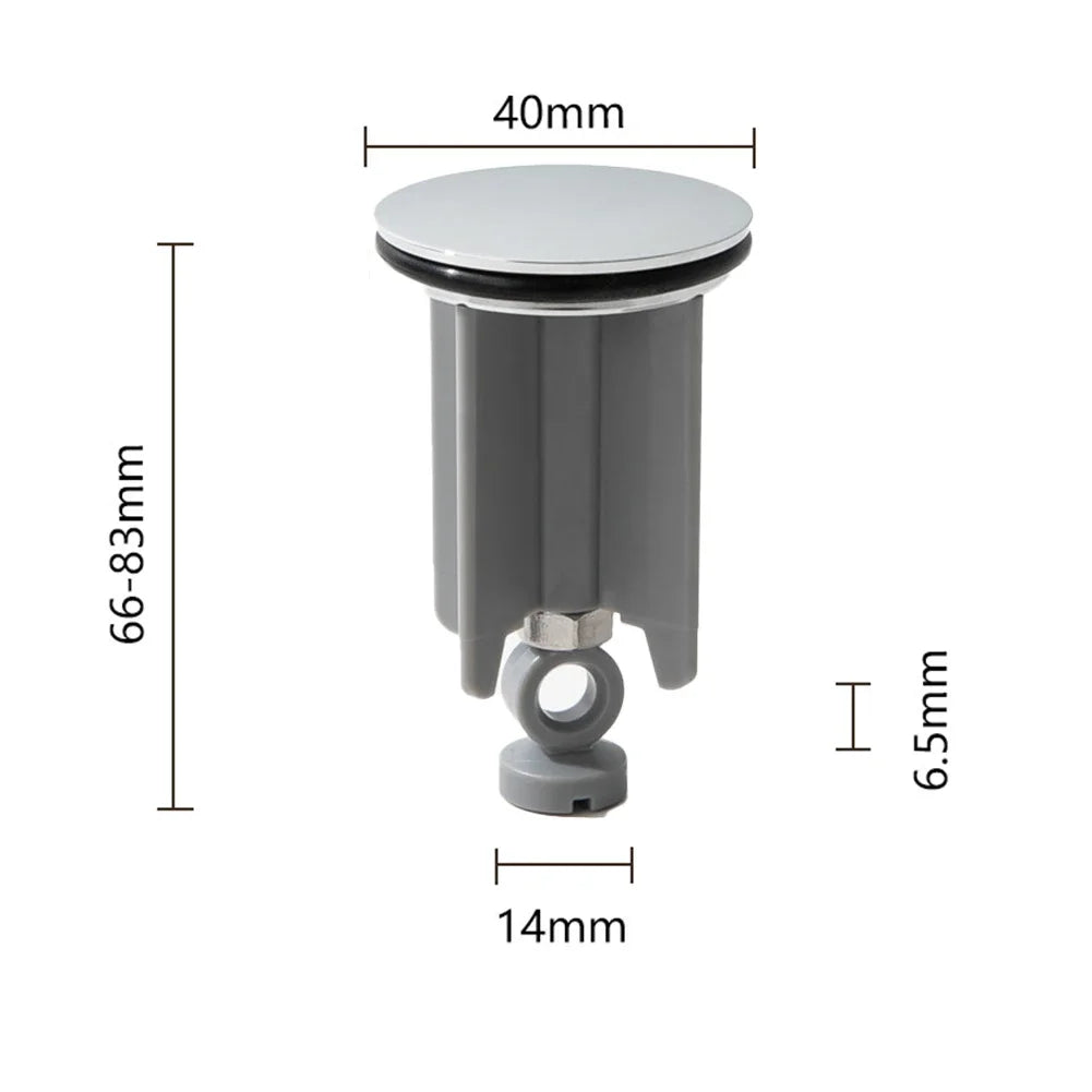 Universal Abflussstopfen Praktisch - Kupfer-ABS Ø40mm