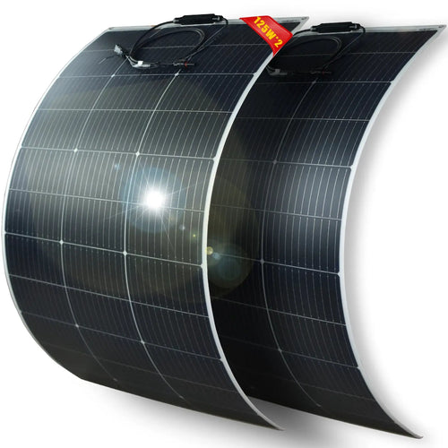 Flexibles Solarpanel 125 W 18 V Monokristallin Für 12 V Solarstromanlage
