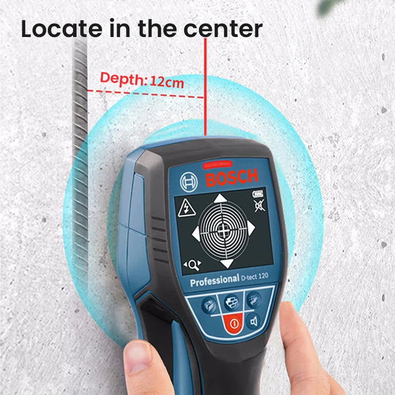 Scaner de perete 2025: Detector de perete Bosch Professional - Scaner digital pentru cabluri sub tensiune