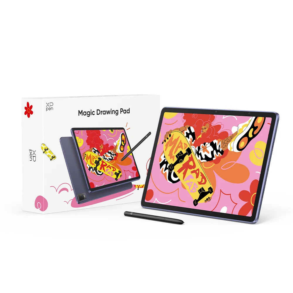 XPPen Magic Drawing Pad 12.2 inch Tablet Android 8GB/256GB 8000mAh with X3 Pro Pencil (16K Pressure/No Charging) Graphics Tablet
