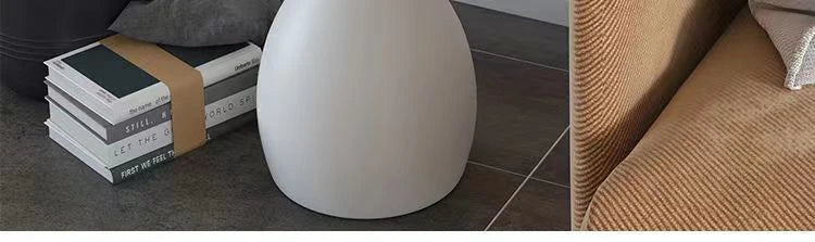Simple Modern Tea Coffee Table Living Room Household Round Balcony Coffee Table Combination Creative Apartment Sofa Side Table