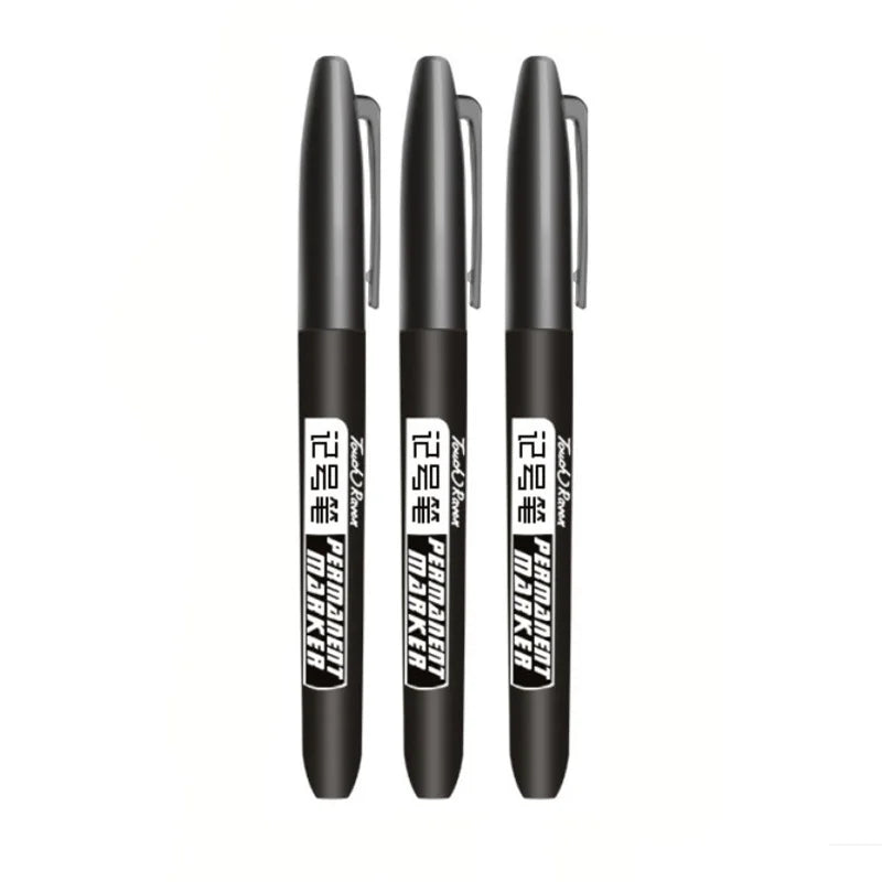 AIWOSUOAIB Permanentmarker 3er Öl - 1,5mm Schwarz Blau