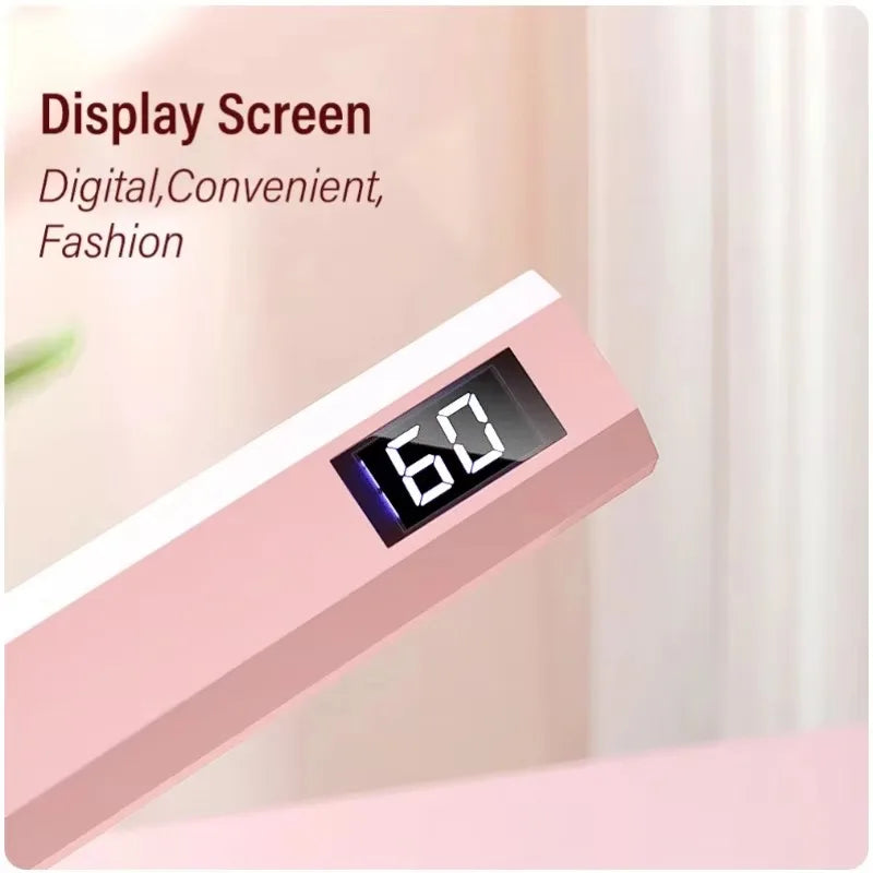 Handheld Mini UV LED Nail Lamp for Gel Polish Curing USB Rechargeable Quick Dry Portable Manicure Machine Nail Art Tool