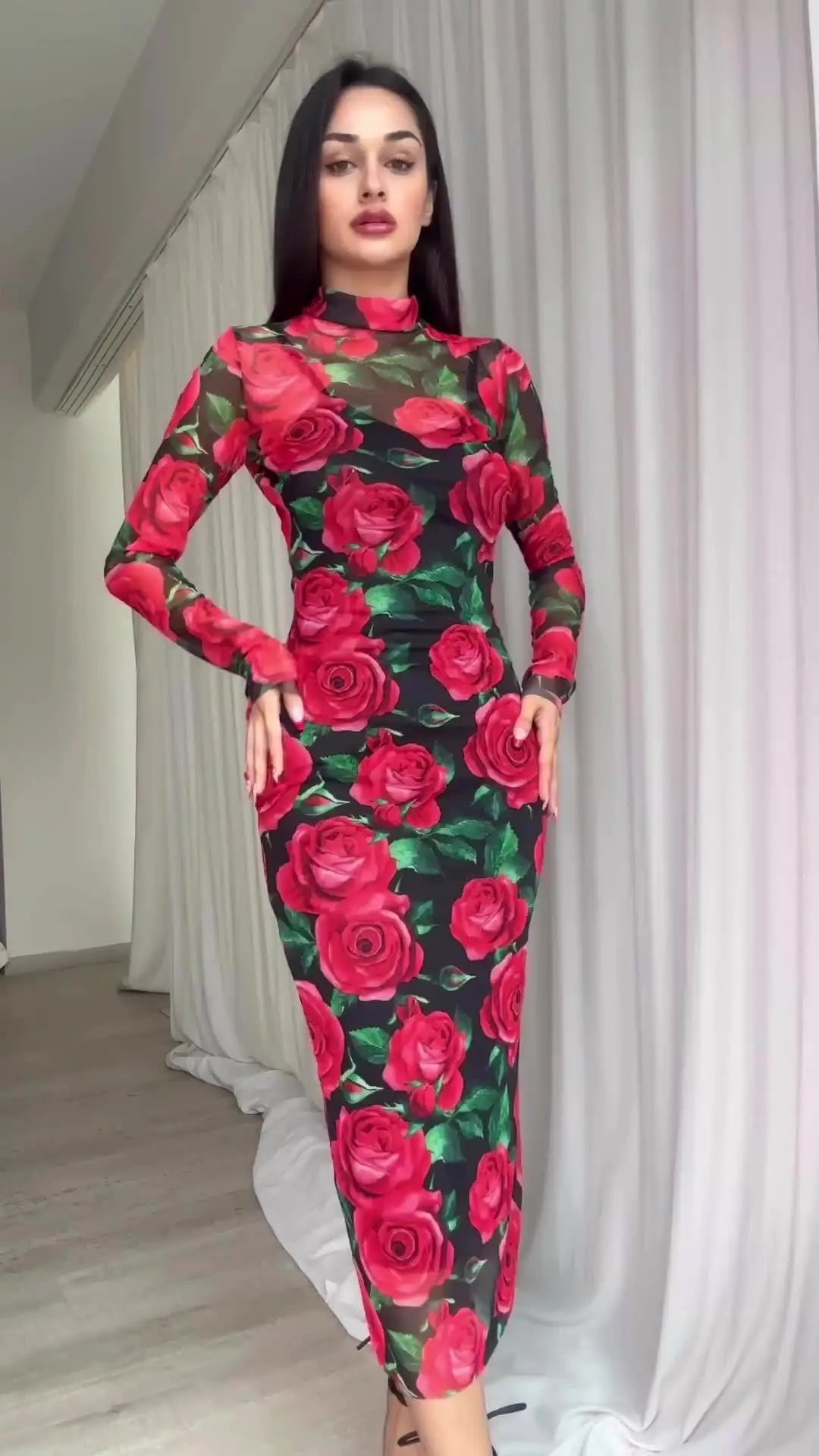 Eid Muslim Dress for Women Print Bodycon Vestidos Abaya Morocco Party Dresses Ramadan Kaftan Islam Dubai Arab Long Robe 2024