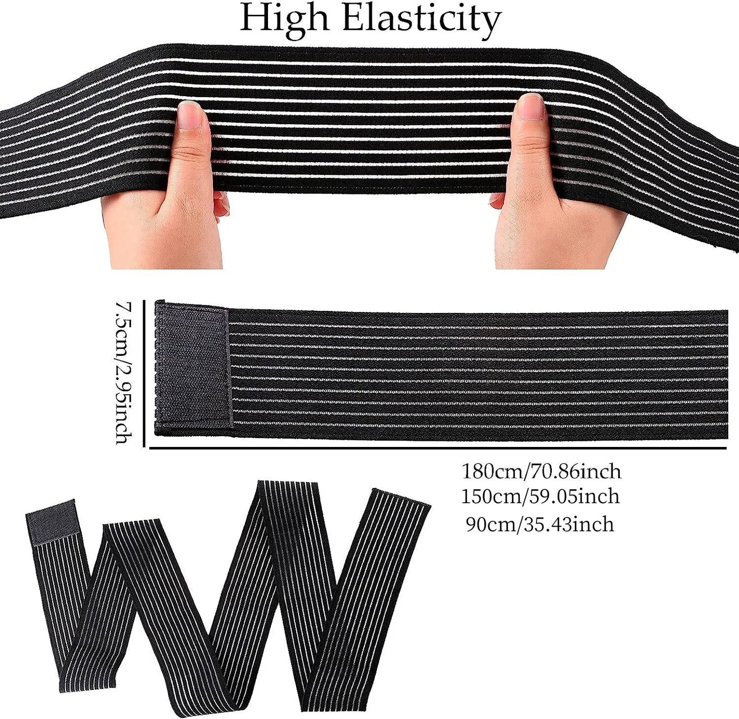 Choice Knieband Extra Lang Kompression - Polyester OneSize