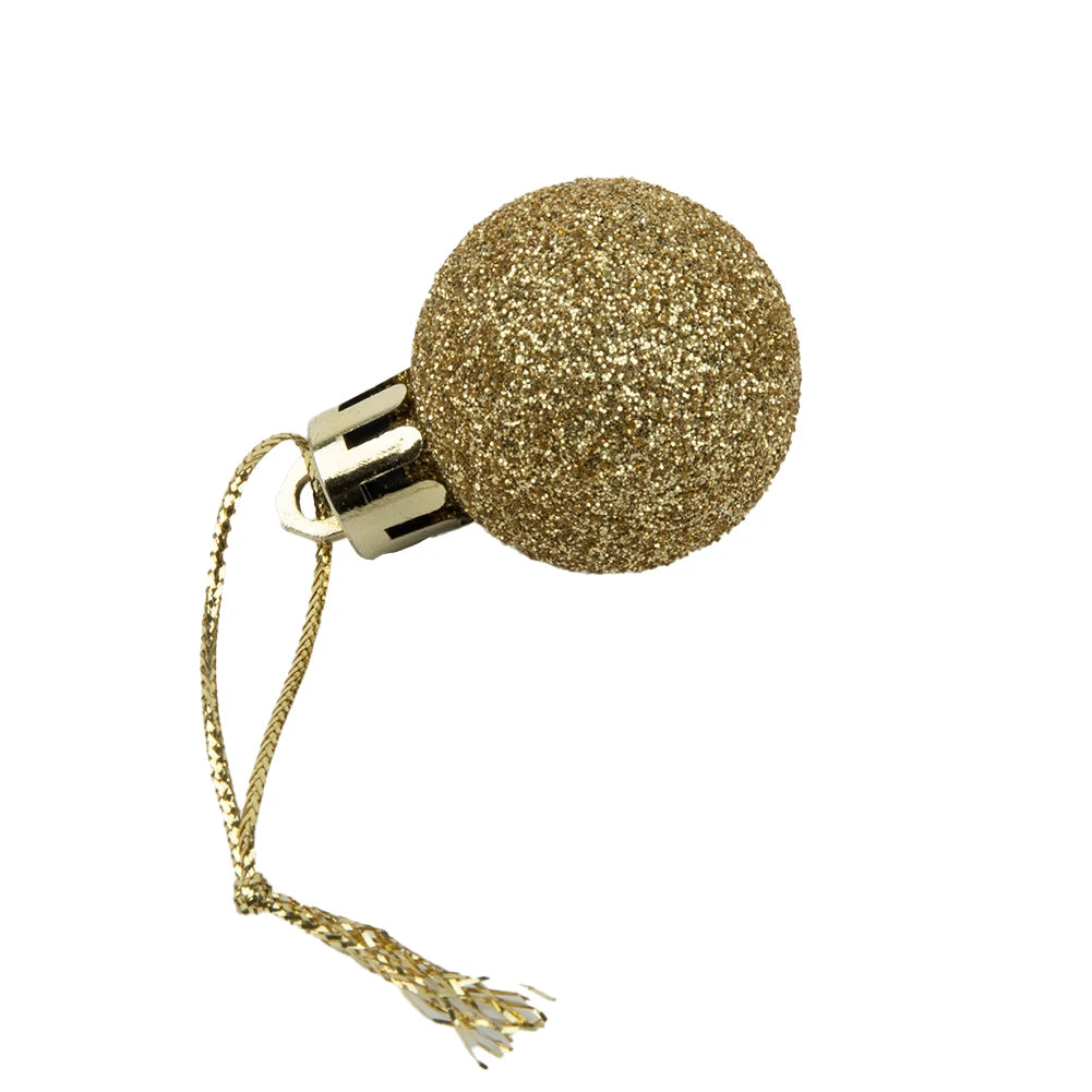 Choice Christbaumkugeln Kunststoff - 24 Stück, Ø3 cm