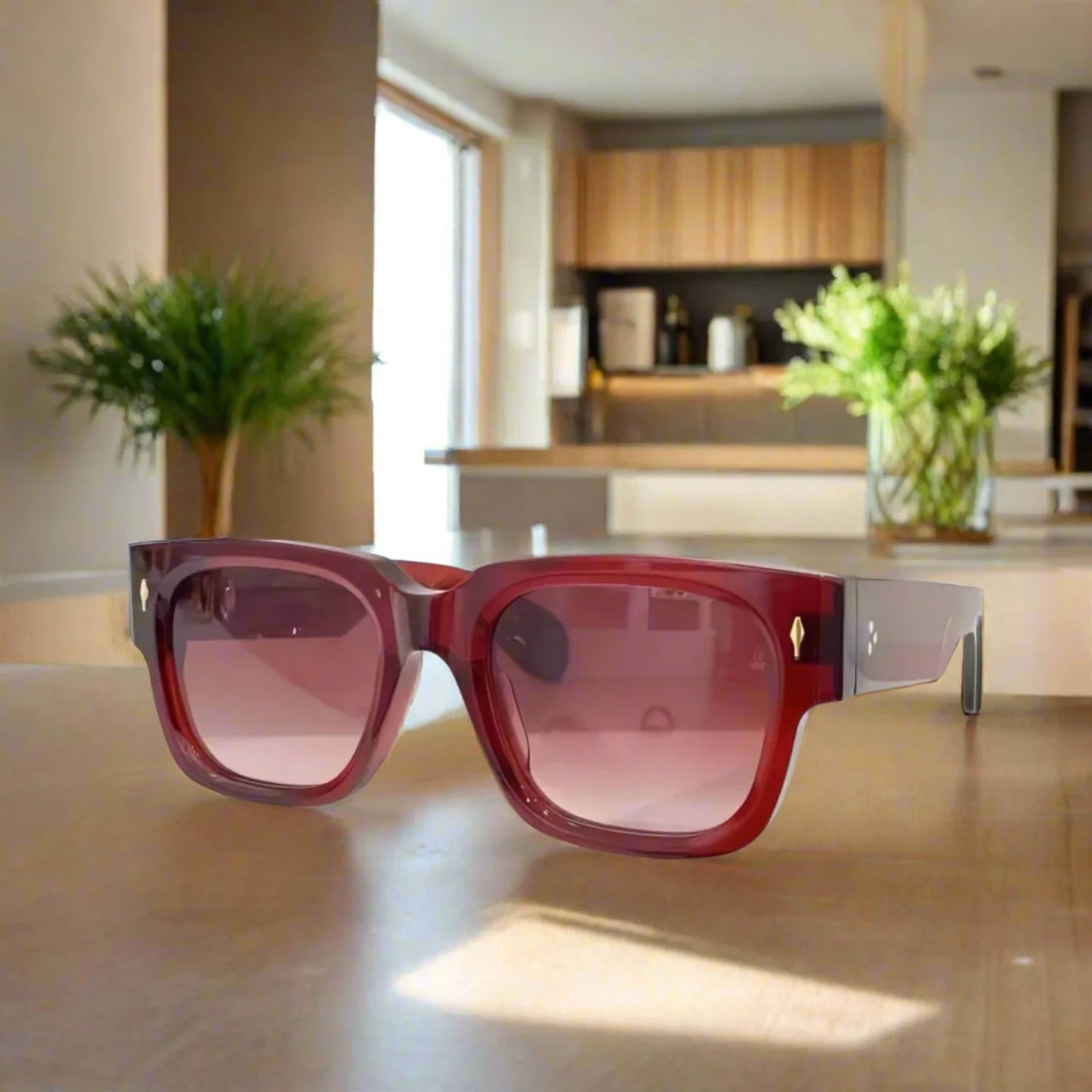 Jacques Marie Mage ENZO retro bold sunglasses new solid colorways