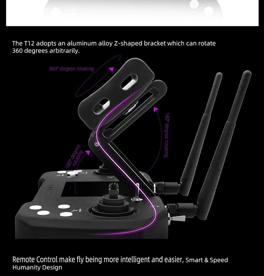 Drohnen-Kamera 2025: Skydroid T12 Remote Control Three-Body Camera 20km - Digital Map Transmission w/ R12 Receiver 4 in 1 Plant Protection Machine Collection