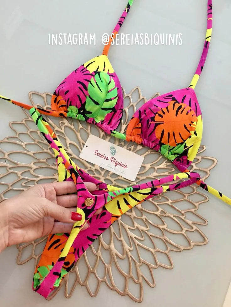 Bikini-Set: Zwei-teiliger Schwimmanzug Stylish Design Hautfreundlich - Beach-Holiday Pool Schwimmbekleidung