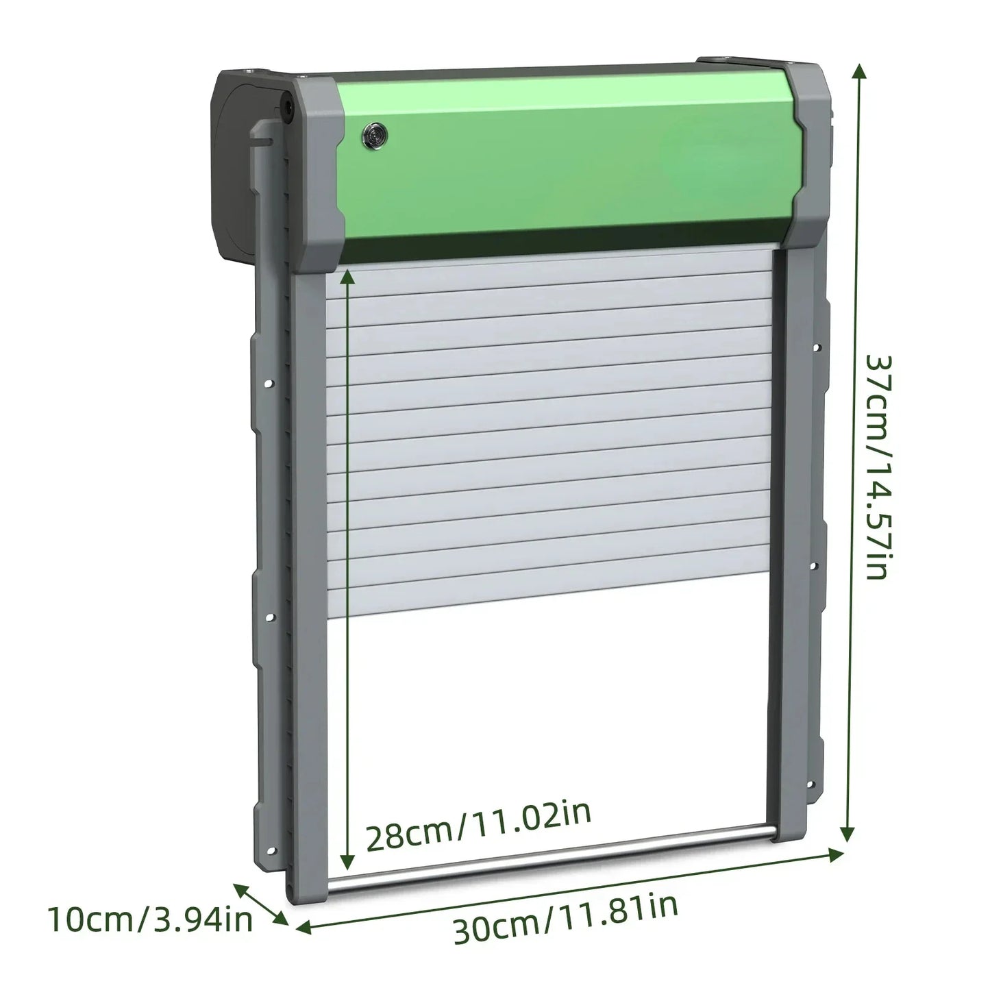 Automatische Hühnerstalltür Solarbetriebenem Aluminiumlegierungs-Hühnerstall mit Timer/Lichtsensor/Remote Control/Manuellem Modus
