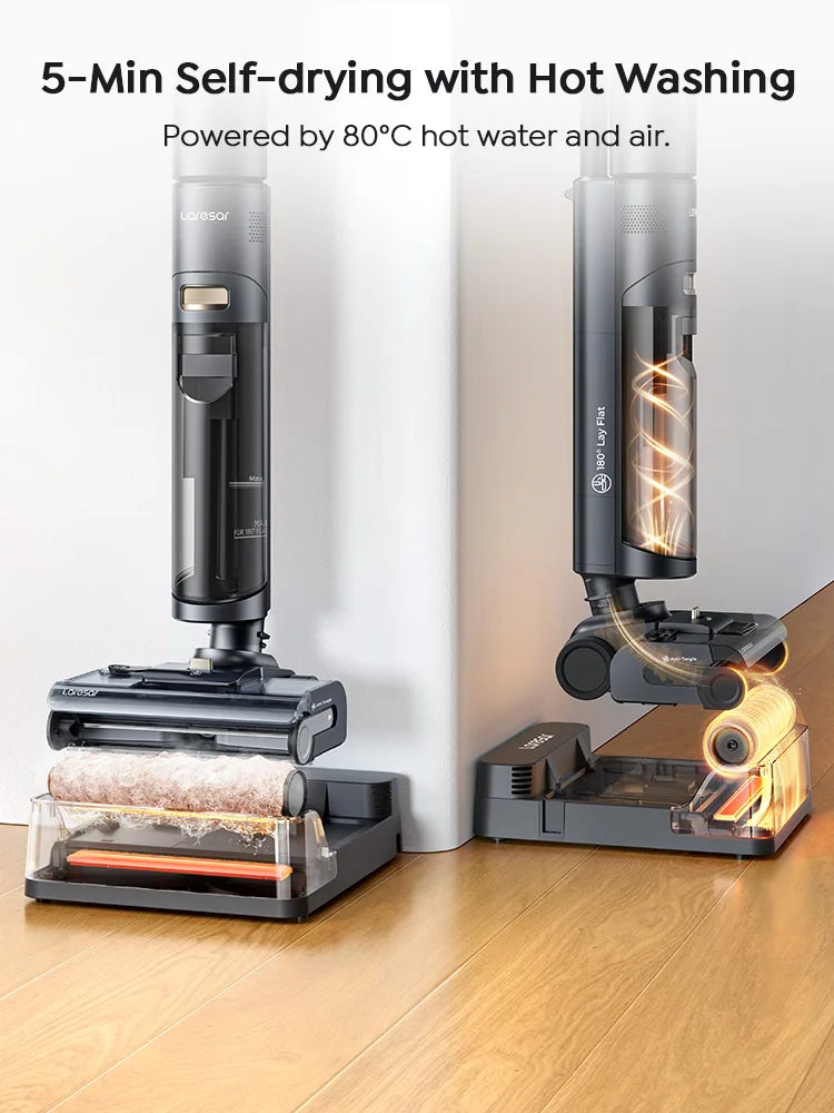 Laresar S7 Pro Kabelloser Nass- und Trockenstaubsauger - 89Wh,19000Pa