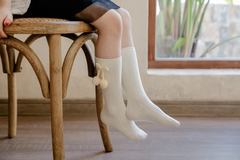 Kawaii Prinzessin Kniehoch Socken - Größe 0-4J Baumwolle