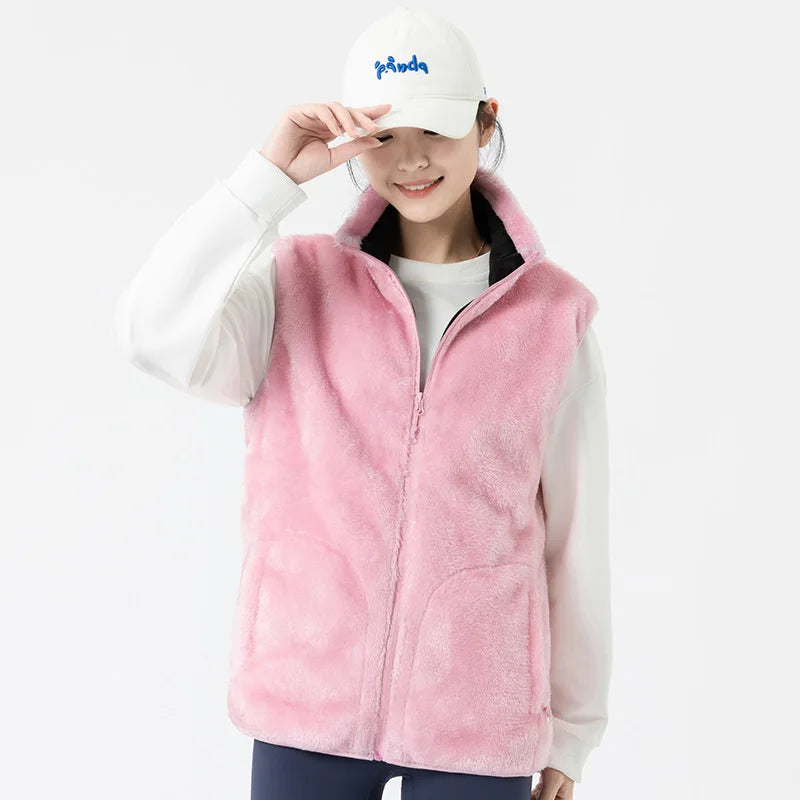 Ippolich 9-Zonen Smart-Heizjacke - Korallenfleece USB M-XL