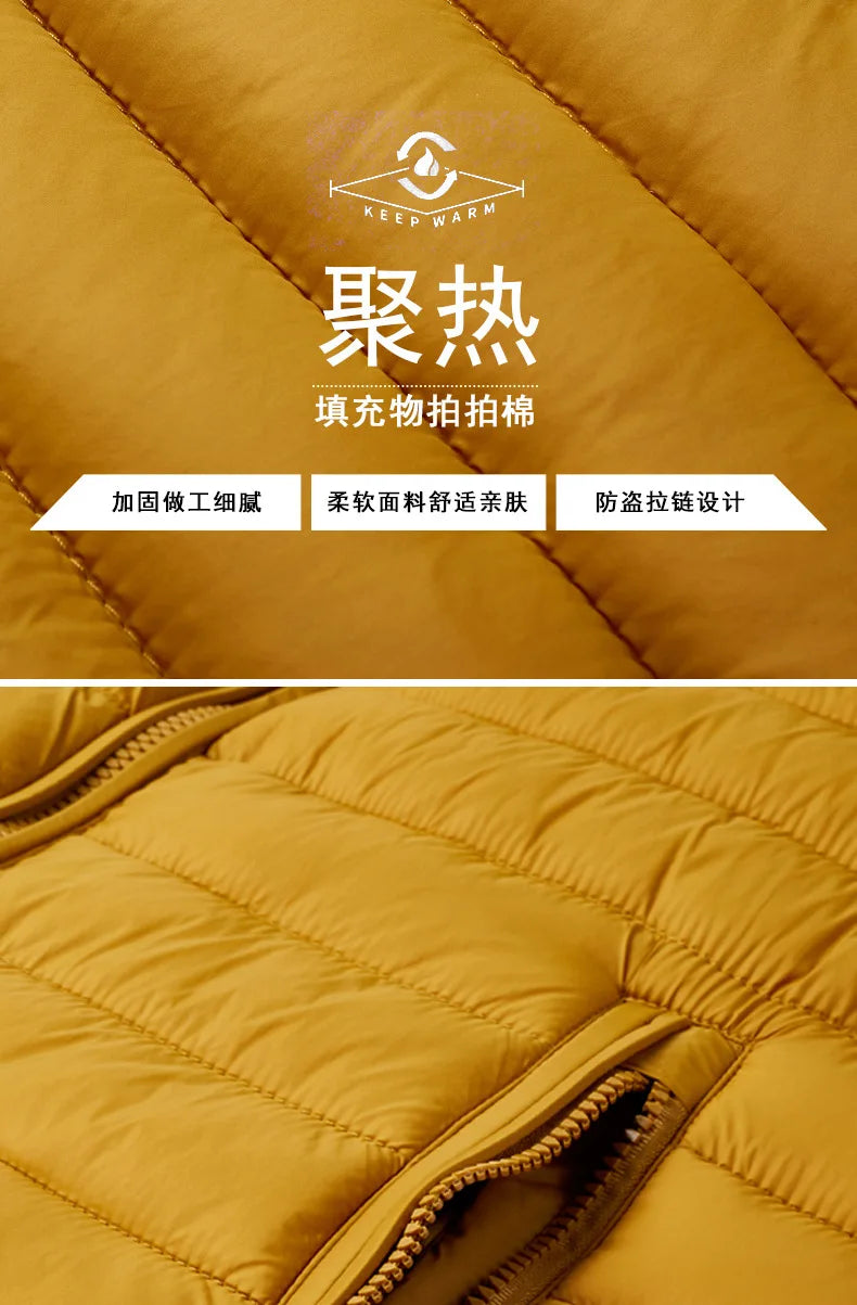 Neue Männer Weste Ultraleicht - 90% Daune, wasserdicht, Gr.L