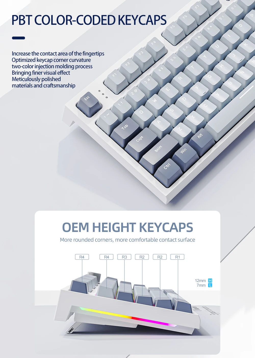 Gaming Tastatur 2025 - K86 Wireless Hot-Swappable Mechanical Keyboard