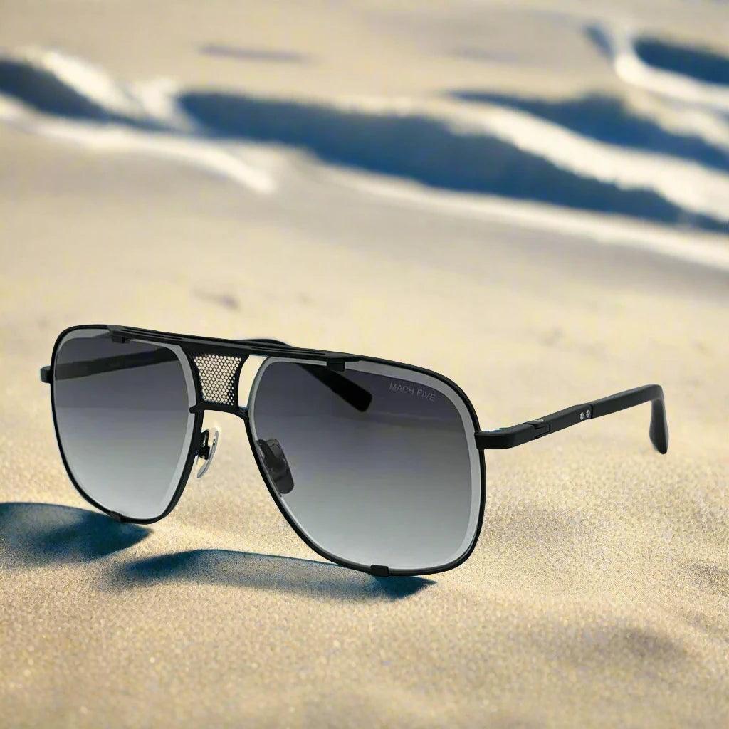 Mach five high quality titanium fashionable sunglasses