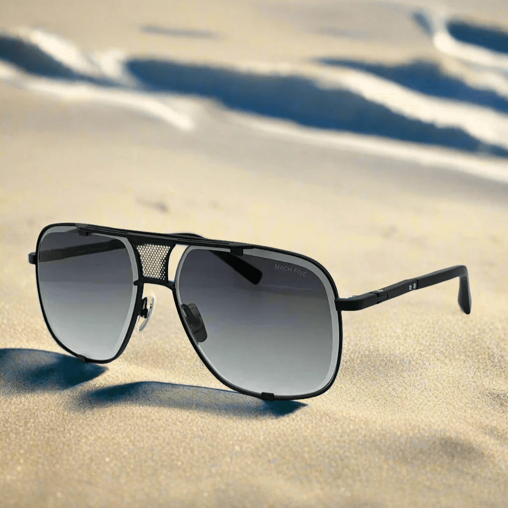 Mach five high quality titanium fashionable sunglasses