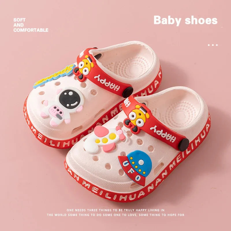 ZYCZWLCN Kinder Sandalen Cartoon Rutschfest - Gr.10-11 PVC