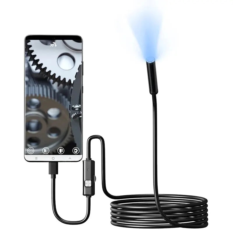 JCWHCAM N500-M Endoskopkamera IP67 Wasserdicht - 7mm 6LED C