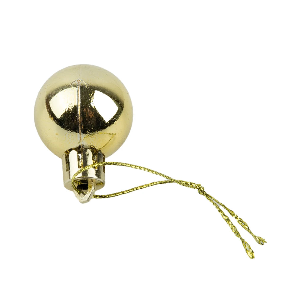 Choice Christbaumkugeln Kunststoff - 24 Stück, Ø3 cm