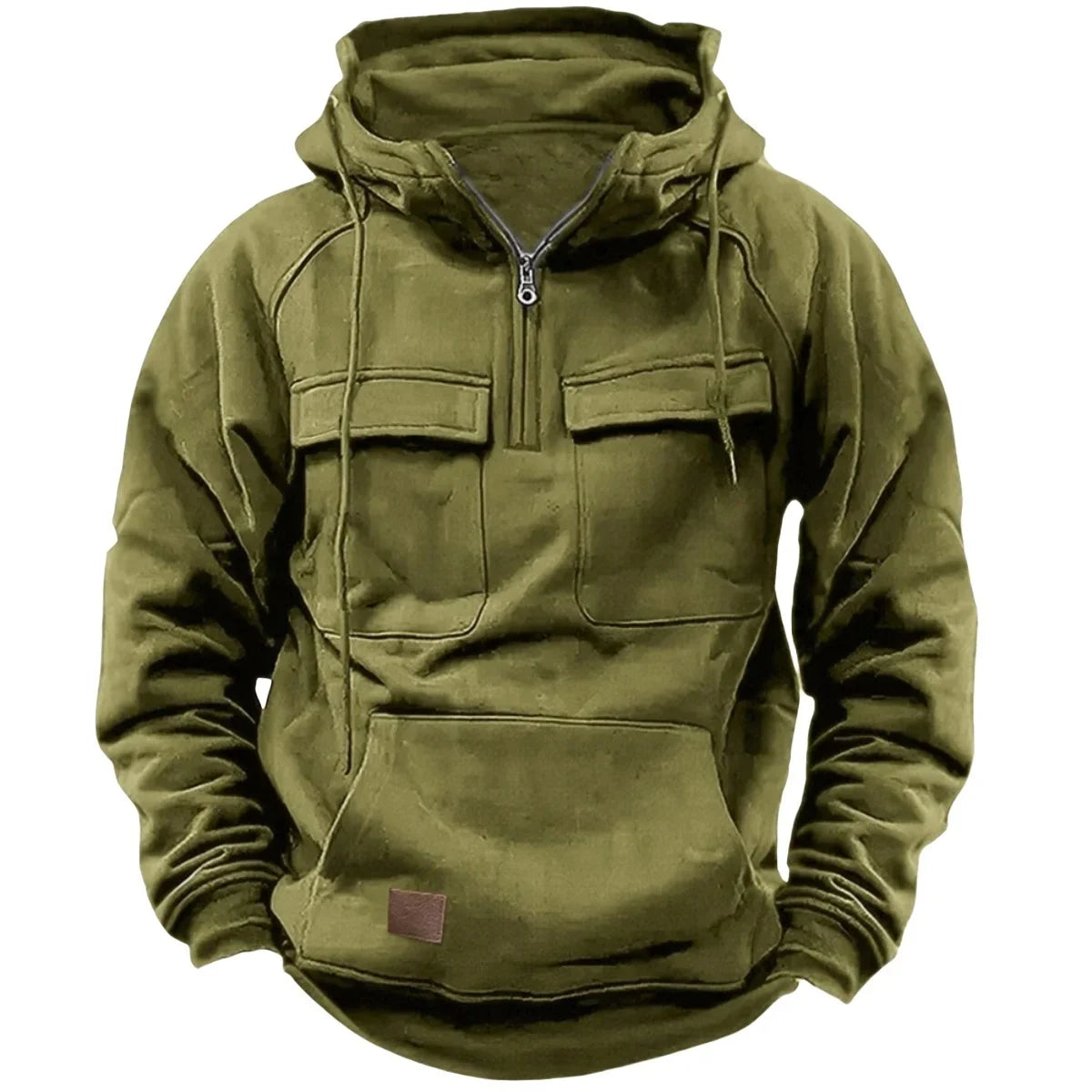 Stilvoller Hoodie - Fleece-Hoodie, Größe M-XL, Taschen