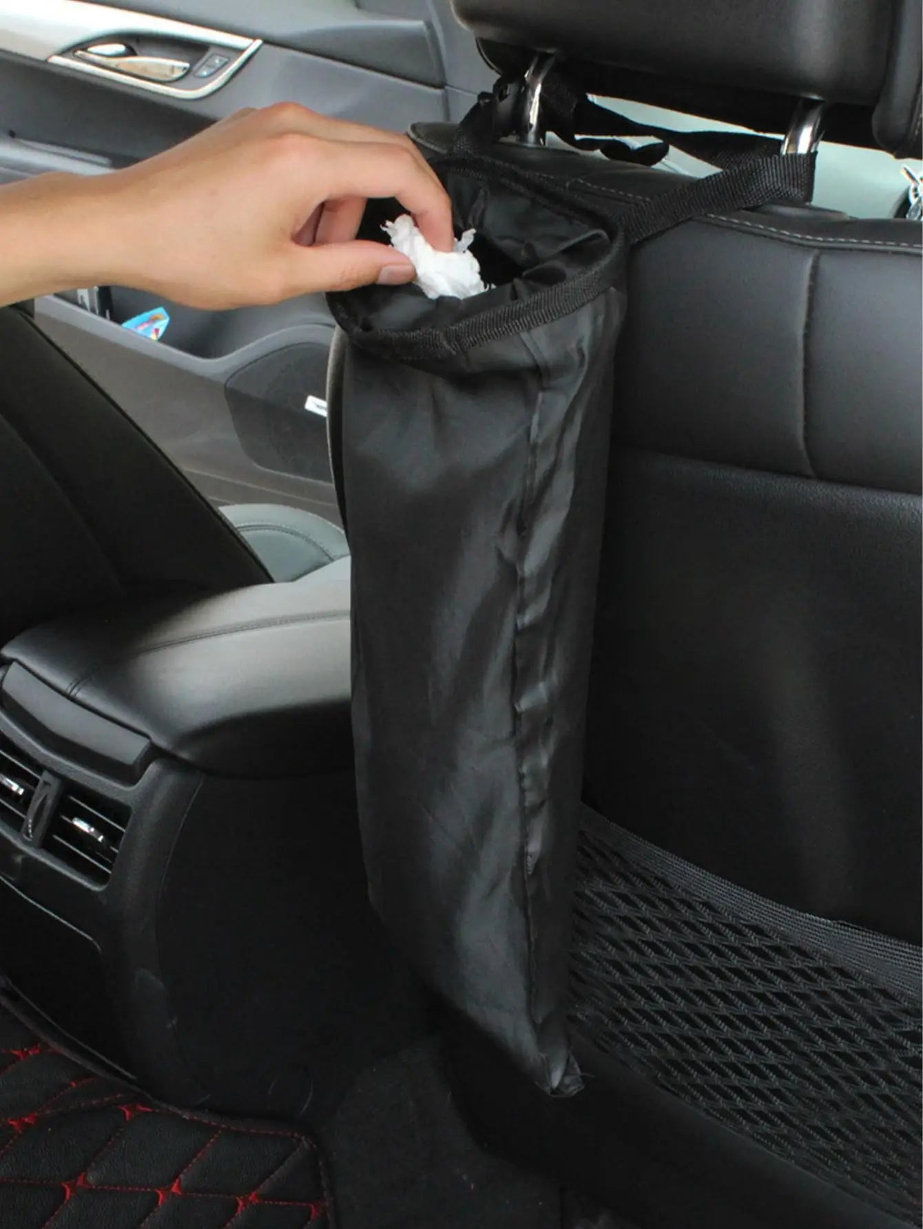 1PC Car Garbage Storage Hanging Bag