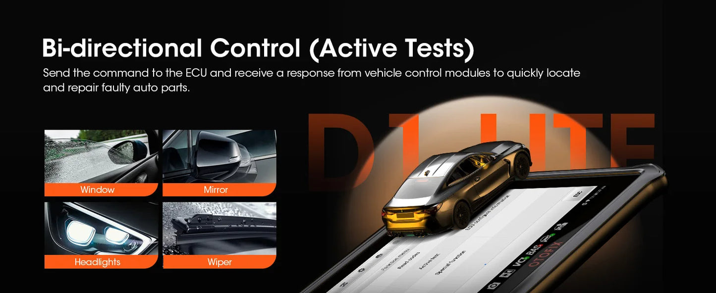 OBD2 Scanner 2025 - OTOFIX D1 LITE Auto Diagnose Werkzeug Bluetooth Wireless