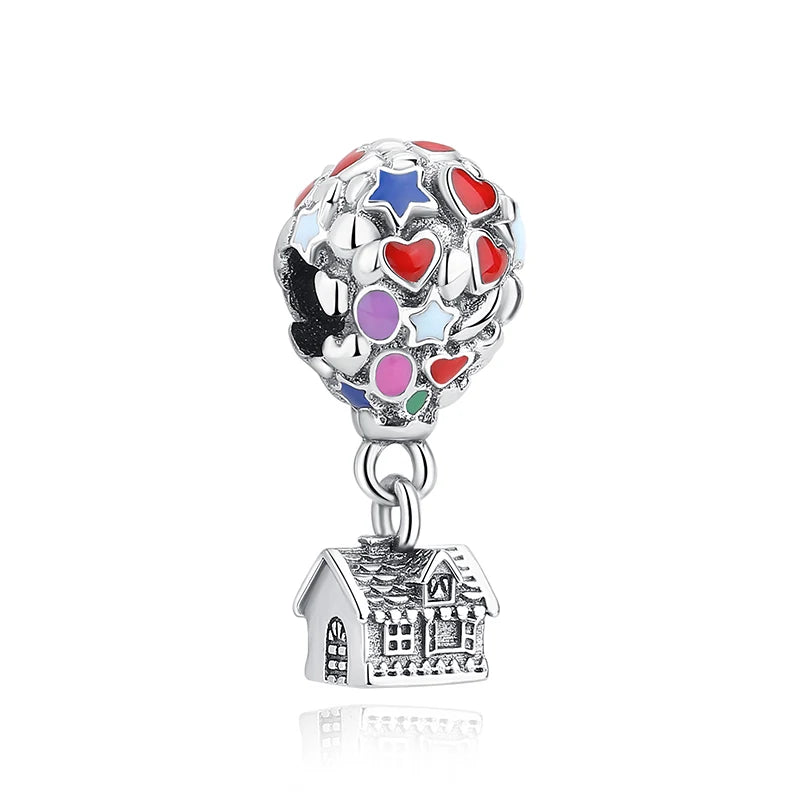 Originale 925 Sterling Silber Charms Liebe Reise London Bus Koffer Paris Perlen passen für Pan Armbänder Halsketten Frauen DIY Schmuck